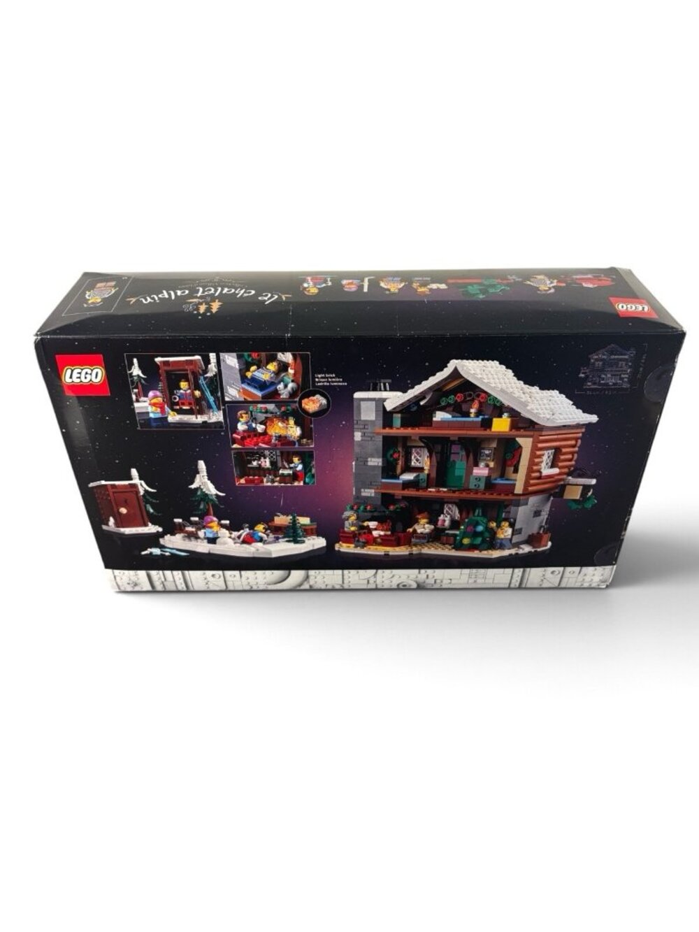 LEGO Icons 10325 Alpine Lodge Winter Village 1517 pcs New Sealed Damaged Box